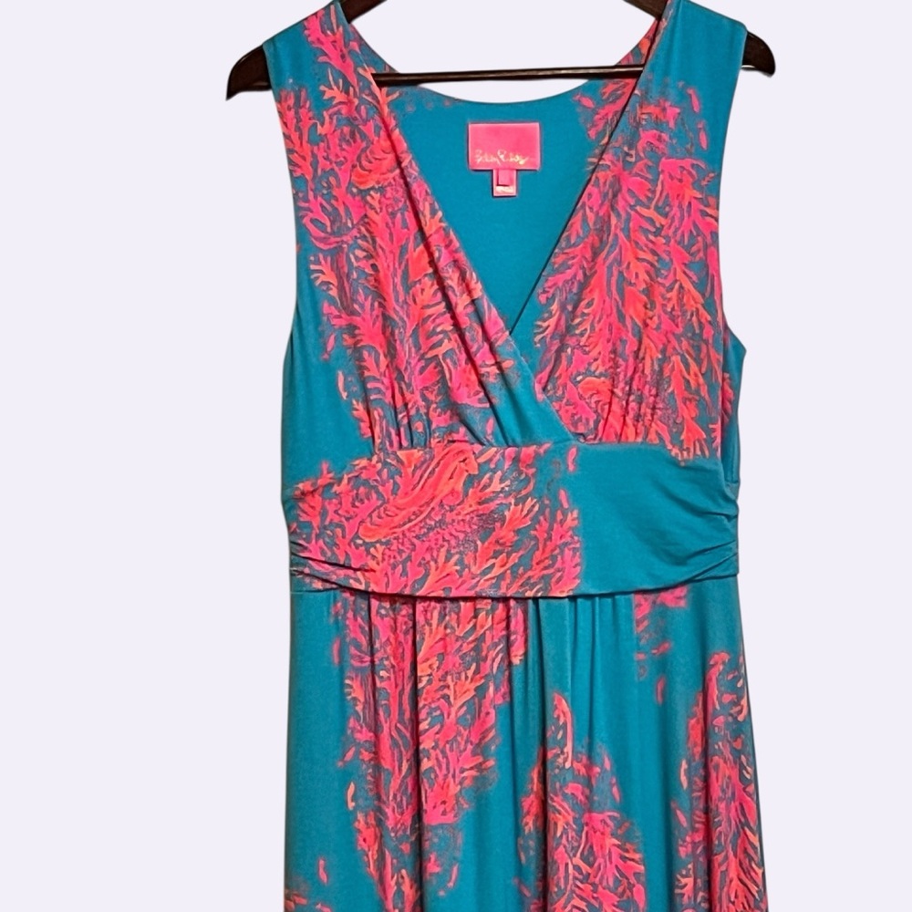 Lilly Pulitzer Moana Maxi Dress Turquoise Oasis
Goddess Of The Sea Women’s L - Picture 5 of 10